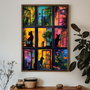 Wallity Cuadro Decorativo GE163-L Multicolor